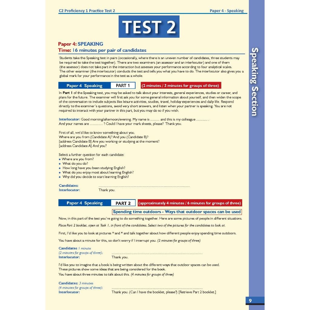 C2 Proficiency 1 with 4 Practice Tests - Latest Format