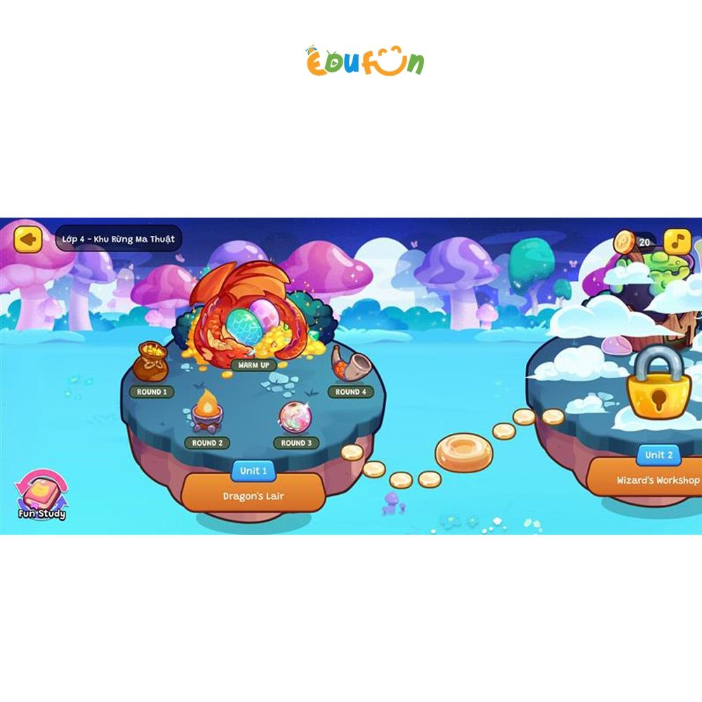 E-voucher - Edufun Premium lớp 4