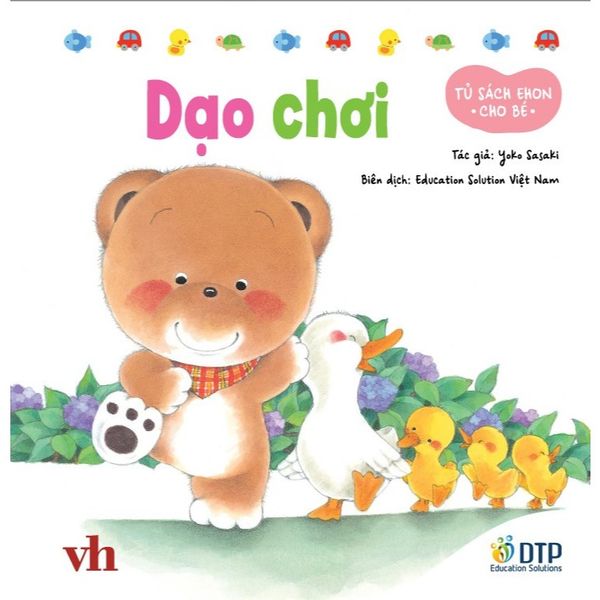 Dạo chơi - Tủ sách Ehon cho bé - Sách tranh Ehon Gấu con Kuma