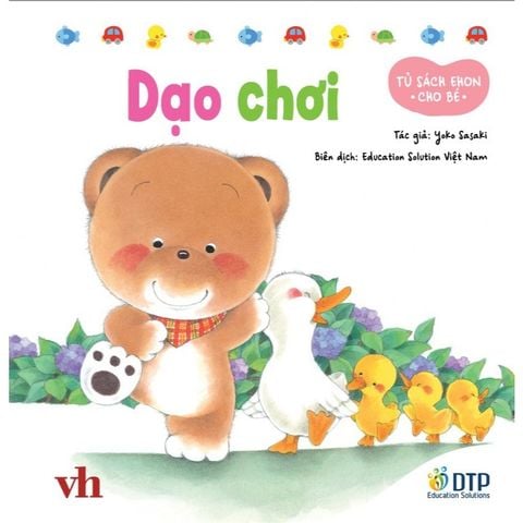 Dạo chơi - Tủ sách Ehon cho bé - Sách tranh Ehon Gấu con Kuma