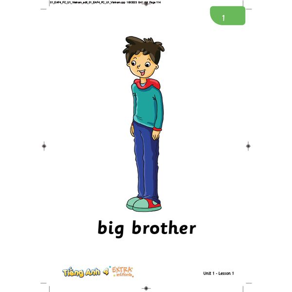 Tiếng Anh 4 Extra and Friends - Flashcards