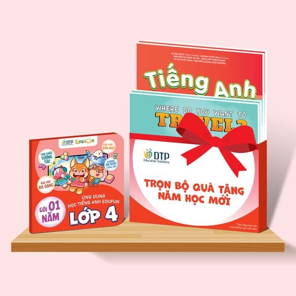 E-voucher - Gói Edufun Premium lớp 4 + [Bộ quà tặng SGK i-Learn smart start + 2 truyện đọc]