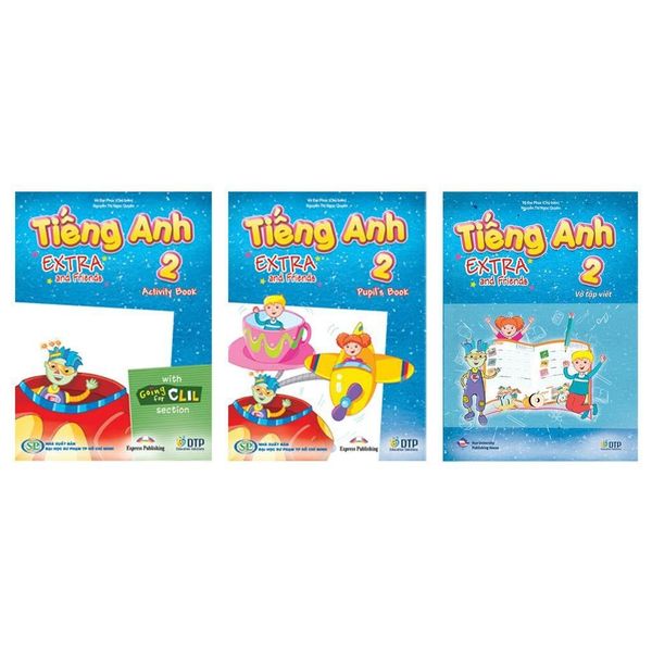Tiếng Anh 2 Extra and Friends pack (SB, WB, Notebook)