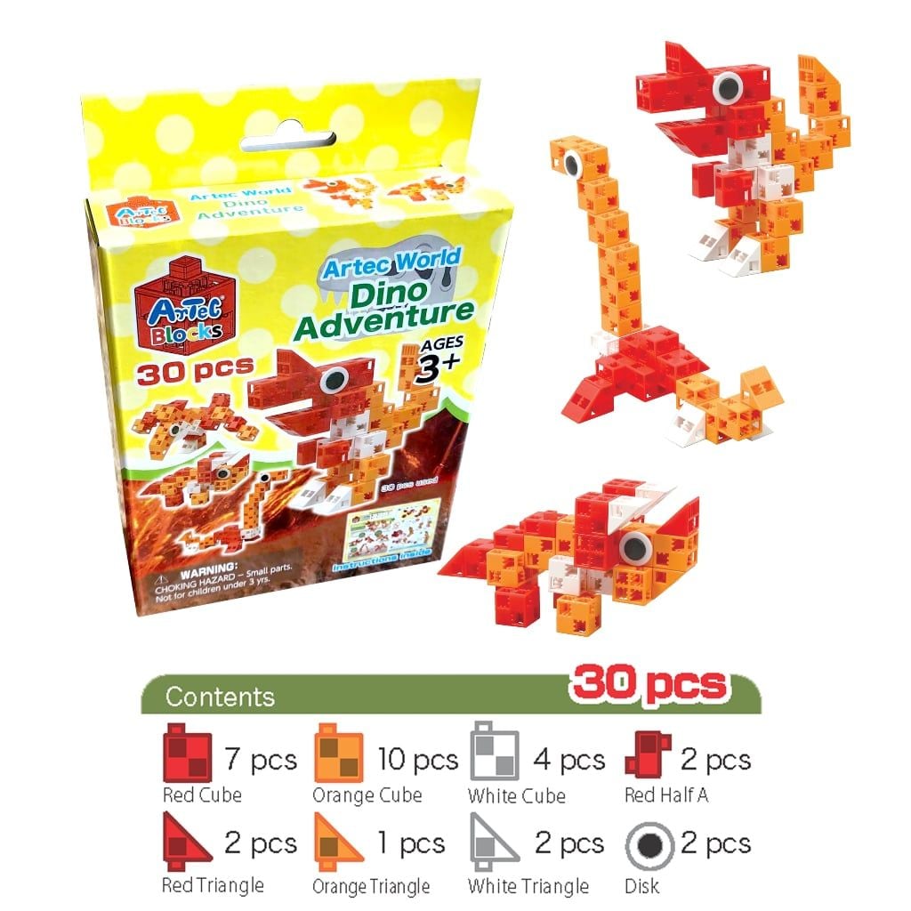 Bộ đồ chơi lắp ghép Artec Thế giới - Cuộc phiêu lưu của khủng long