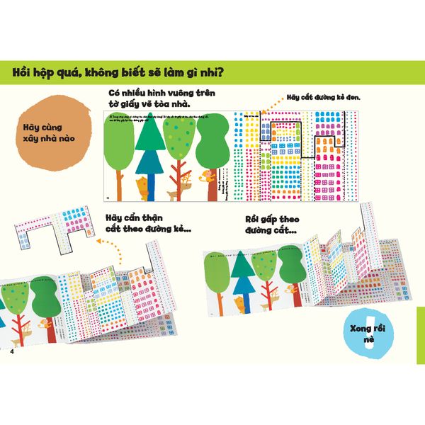 Cắt Dán Thật Vui! - Tủ sách vui để học - Tủ sách Ehon cho bé