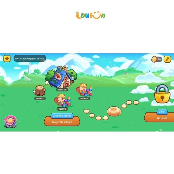 E-voucher - Gói Edufun Premium lớp 2 + [Bộ quà tặng SGK i-Learn smart start + 2 truyện đọc]