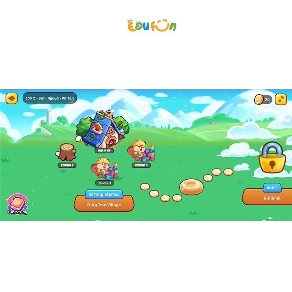 E-voucher - Gói Edufun Premium lớp 2 + [Bộ quà tặng SGK i-Learn smart start + 2 truyện đọc]
