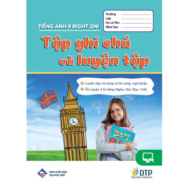 Tiếng Anh 9 Right On! - Gói mở rộng nâng cao (SB, WB, NB, BTBT)