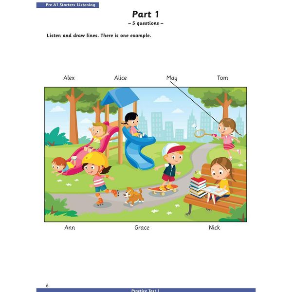 CYLET Pre A1 Starters - Practice Tests 1-5