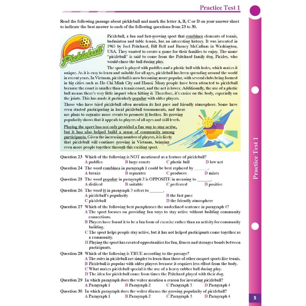 Practice Tests Grade 11