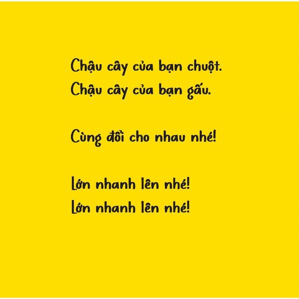 Cùng đổi cho nhau nhé - Sách Pop-up - Tủ sách Ehon cho bé