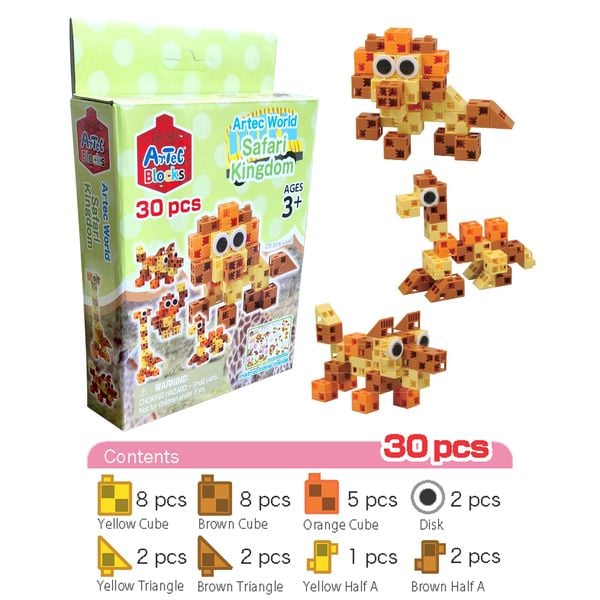 Bộ đồ chơi lắp ghép Artec Thế giới - Vương quốc thú rừng