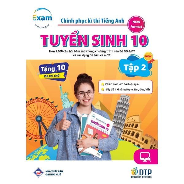Dtpboosk - Trọn bộ ôn tập và bộ đề thi thử Tuyển sinh 10 môn Tiếng Anh (nâng cao)