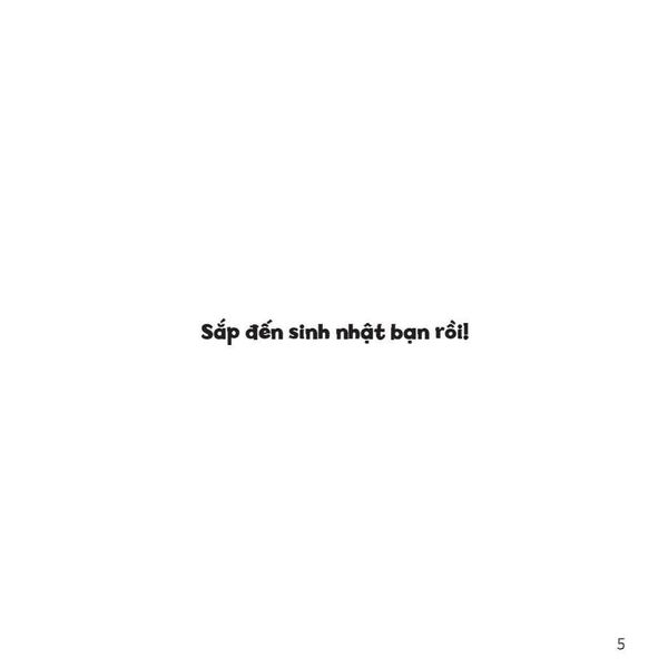 Mừng sinh nhật - Tủ sách Ehon cho bé - Sách tranh Ehon Gấu con Kuma