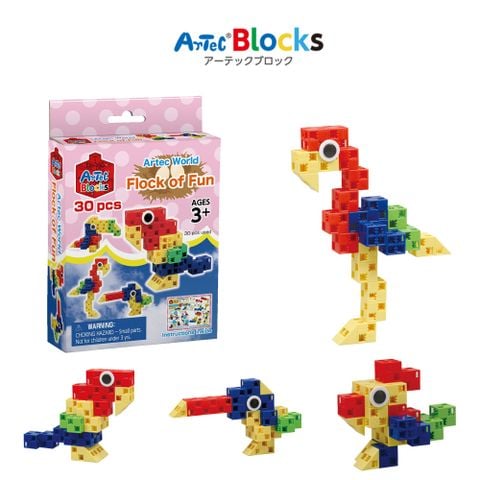 Bộ đồ chơi lắp ghép Artec Thế giới - Các loài chim