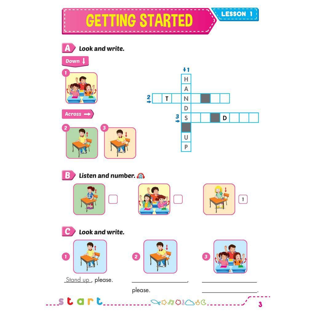 Tiếng Anh 3 i-Learn Smart Start trọn bộ (sách học sinh, sách bài tập, vở tập viết)