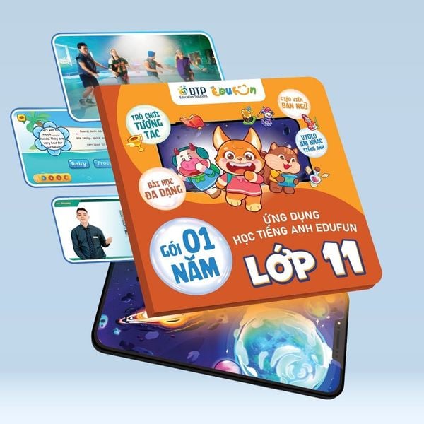 E-voucher - Gói Edufun Premium lớp 11 + [Bộ quà tặng SGK i-Learn smart World + 2 truyện đọc]