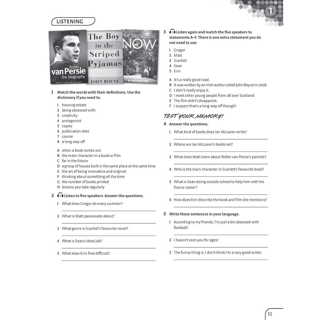 Achievers B1+ Workbook