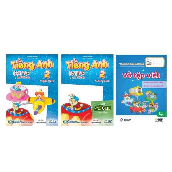 Tiếng Anh 2 Extra and Friends pack (SB, WB, Notebook)