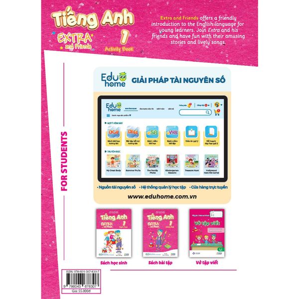 Tiếng Anh 1 Extra and Friends - Activity book (Sách bài tập)