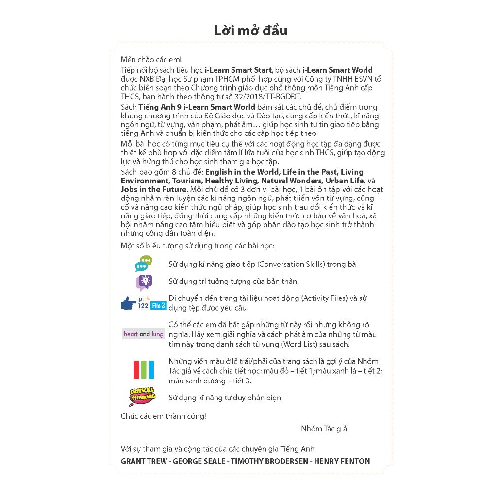 Tiếng Anh 9 i-Learn Smart World - Student