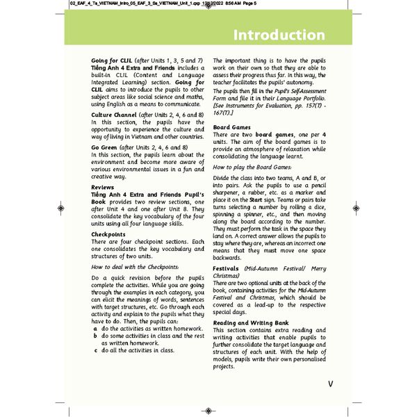 Tiếng Anh 4 Extra and Friends - Teacher