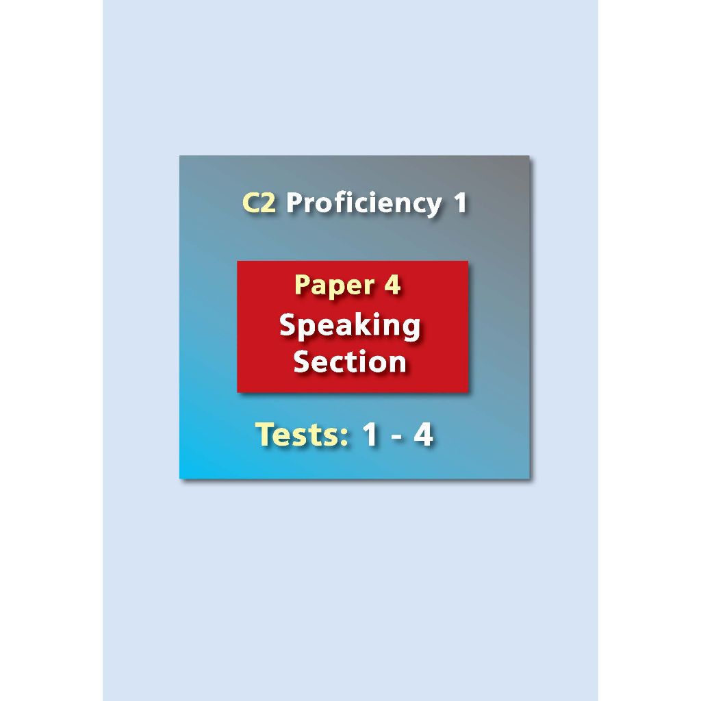 C2 Proficiency 1 with 4 Practice Tests - Latest Format