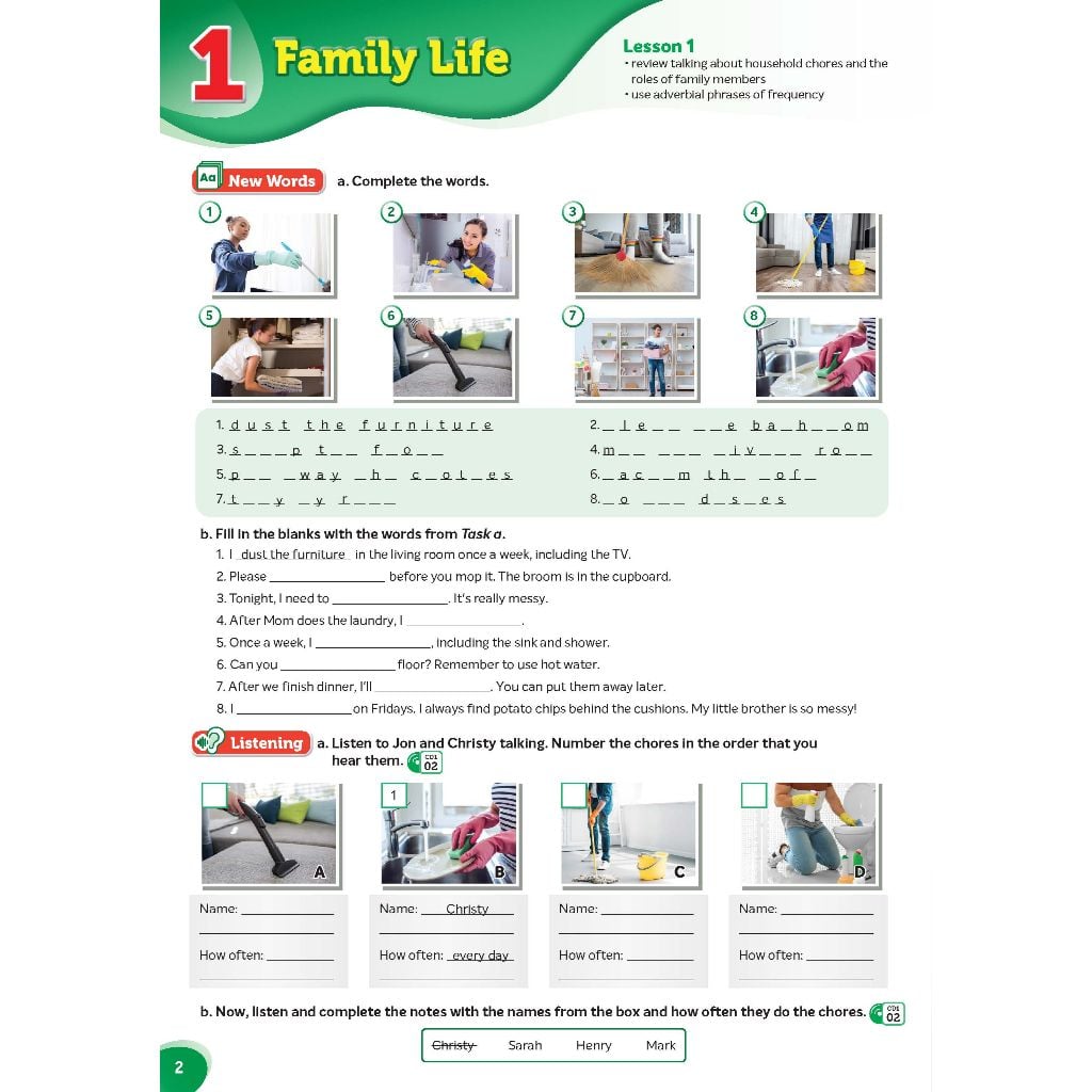 Bright Horizons 4 Workbook (VN)