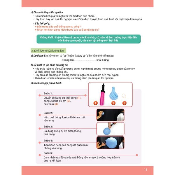 Hoạt động trải nghiệm STEAM 1 Thực hành - vận dụng - sáng tạo (Dành cho học sinh tiểu học)