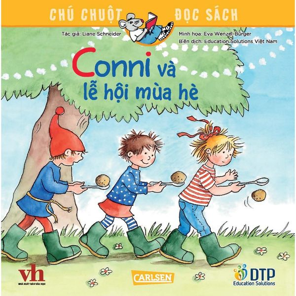 Combo truyện Conni và những câu chuyện hàng ngày combo 3 - chú chuột đọc sách