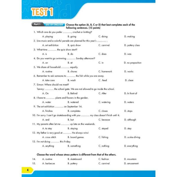 Practice Test Grade 8