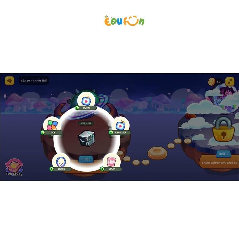 E-voucher - Gói Edufun Premium lớp 10 + [Bộ quà tặng SGK i-Learn smart World + 2 truyện đọc]