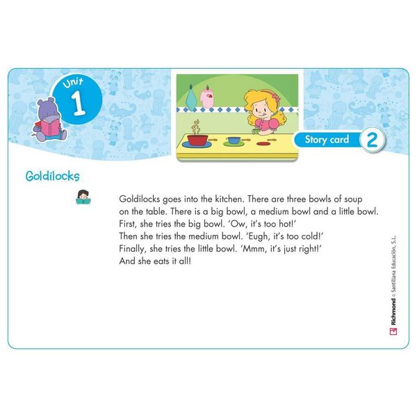 Tiếng Anh Amanda and Friends 3 Story cards