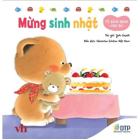 Mừng sinh nhật - Tủ sách Ehon cho bé - Sách tranh Ehon Gấu con Kuma