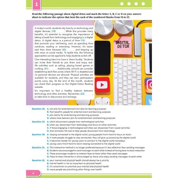 Bộ đề thi thử Tốt nghiệp THPT môn tiếng Anh