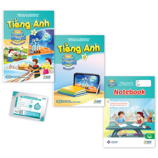 Tiếng Anh 8 i-Learn Smart World - Gói số hóa giáo dục siêu tiết kiệm (SB, WB, NB, Digital Pack)