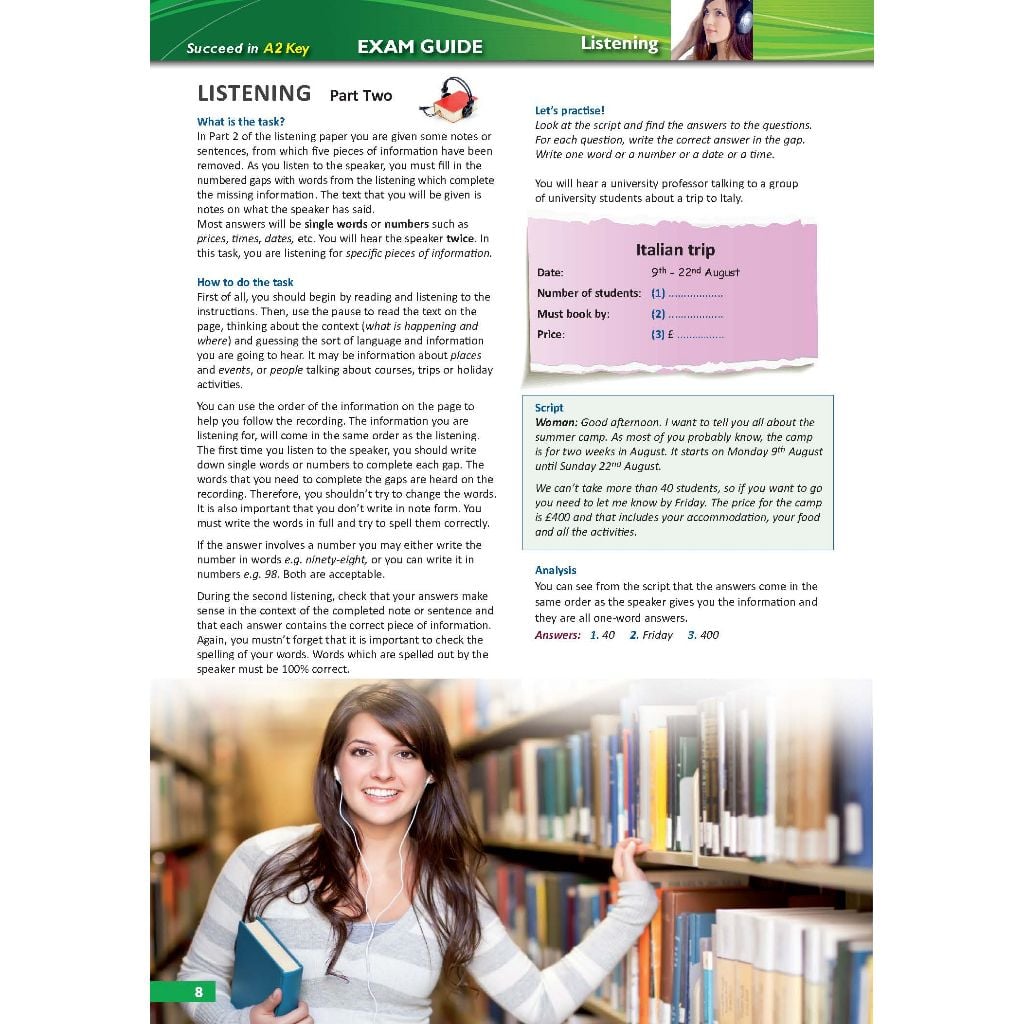 A2 Key 1 with 6 Complete Practice Tests - New Format 2020