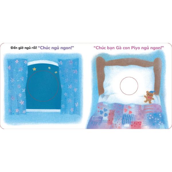 Dtpbooks - Cùng chào hỏi nhé! - Rối tay Gà con Piyo - Chơi cùng Gà con Piyo (Mới)