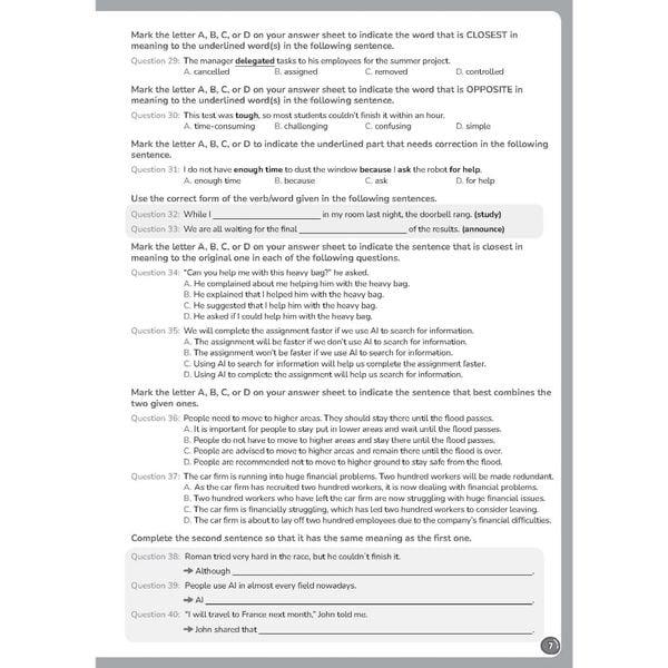 Bộ đề thi thử Tuyển sinh lớp 10