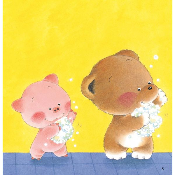 Cùng tắm nào! - Tủ sách Ehon cho bé - Sách tranh Ehon Gấu con Kuma