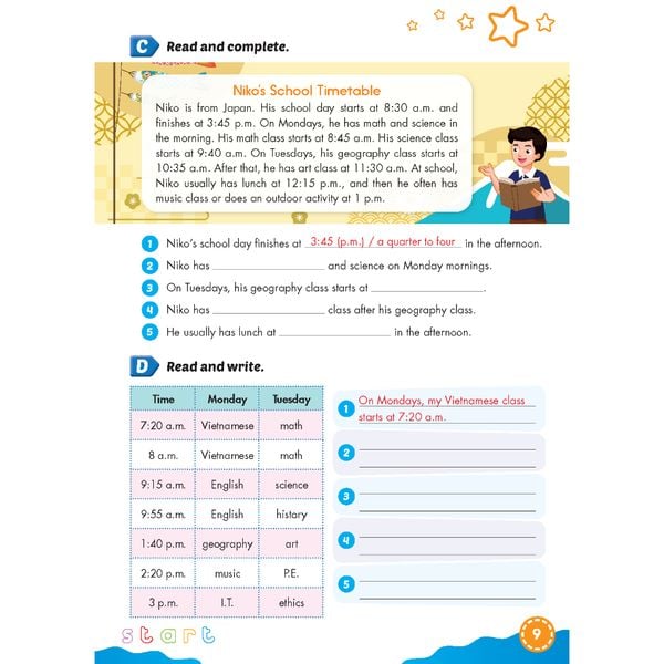 Bài tập Bổ trợ Tiếng Anh 5 i-Learn Smart Start
