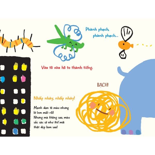 Đùng! Tô Màu Thôi - Tủ sách vui để học - Sách tô màu - Dòng sách cầm tay- Tủ sách Ehon cho bé