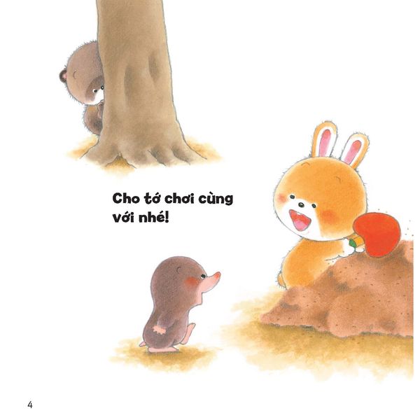 Cùng chơi nhé! - Tủ sách Ehon cho bé - Sách tranh Ehon Gấu con Kuma
