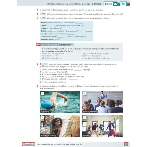 Personal Best American B2 Upper intermediate B combined ed. (SB+WB+e-learning)