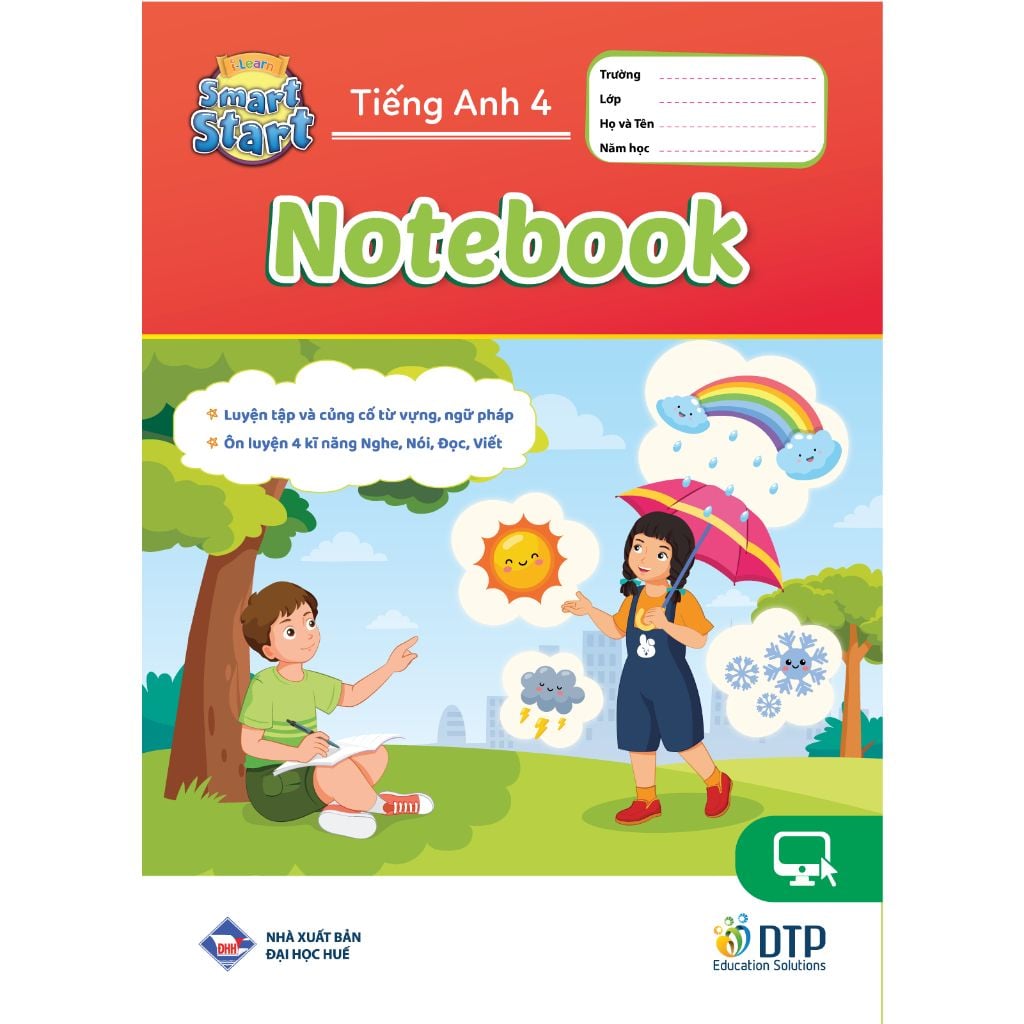 Tiếng Anh 4 i-Learn Smart Start - Gói số hóa giáo dục siêu tiết kiệm (SB, WB, NB, Digital Pack)