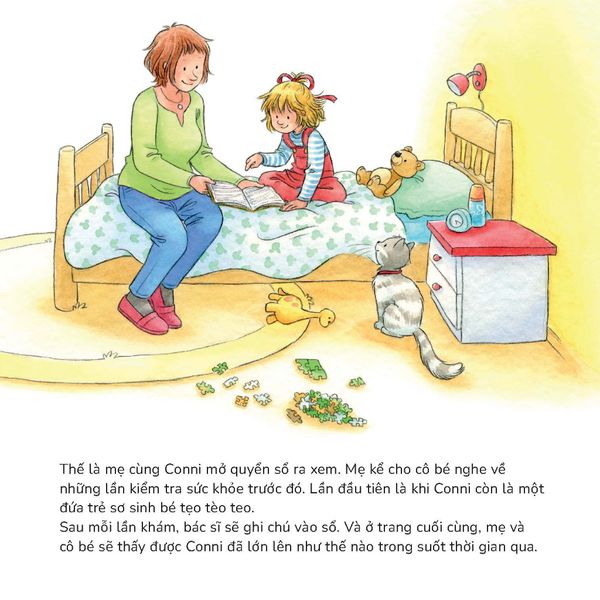 Combo truyện Conni và câu chuyện sức khỏe - Chú chuột đọc sách