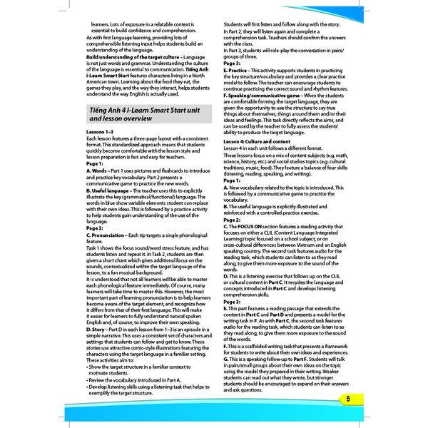 Tiếng Anh 4 i-Learn Smart Start - Teacher