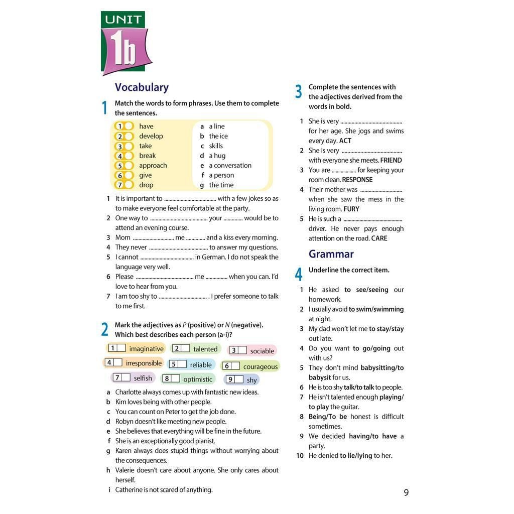 Access Grade 9 Workbook