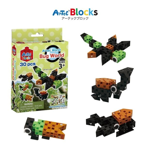 Bộ đồ chơi lắp ghép Artec Thế giới - Thế giới côn trùng