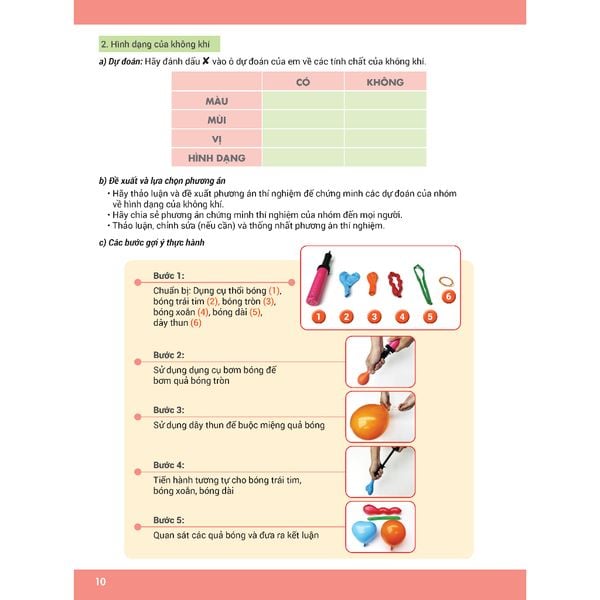 Hoạt động trải nghiệm STEAM 1 Thực hành - vận dụng - sáng tạo (Dành cho học sinh tiểu học)